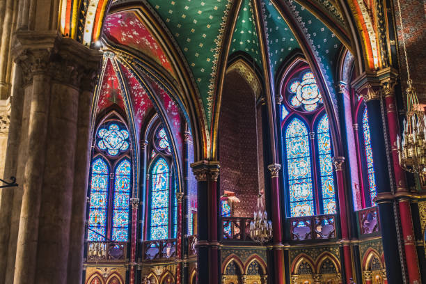 Gothic Sainte-Marie cathedral in the center of Bayonne in France Gothic Sainte-Marie cathedral in the center of Bayonne in the Pyrenees-Atlantiques in France sainte marie stock pictures, royalty-free photos & images