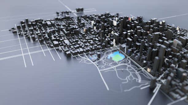 istock 3D futuristic city architecture 1176542337