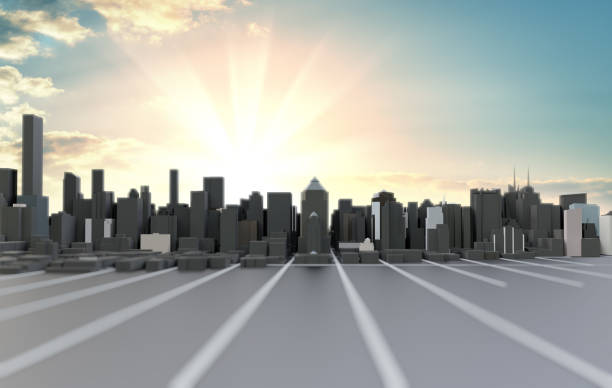 istock 3D futuristic city architecture 1176542660