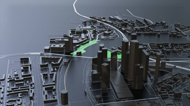 istock 3D futuristic city architecture 1176544956