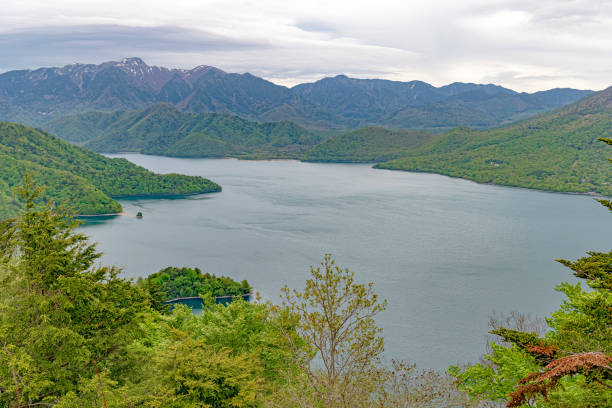 lac chuzenji - nikko asia japan natural landmark photos et images de collection