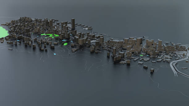istock 3D futuristic city architecture 1176546011