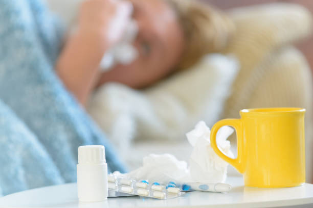 istock Mature woman suffering from flu or cold 1176548584