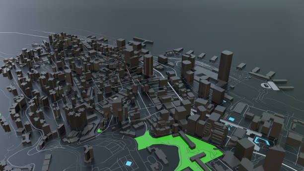 istock 3D futuristic city architecture 1176550487