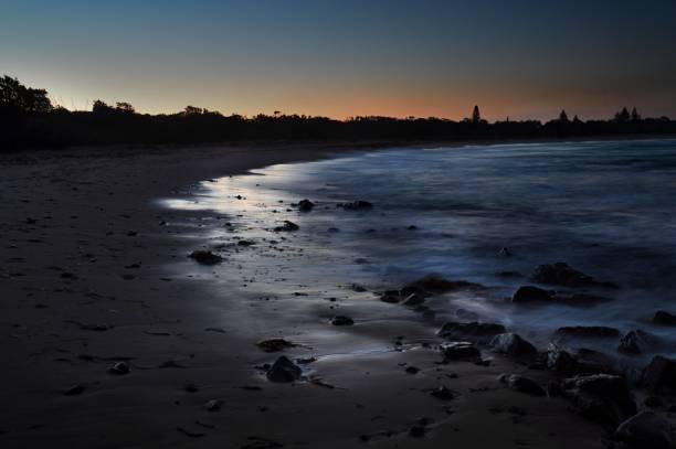 istock Silver shoreline in the evening at Diamond Beach Australia 1176553784
