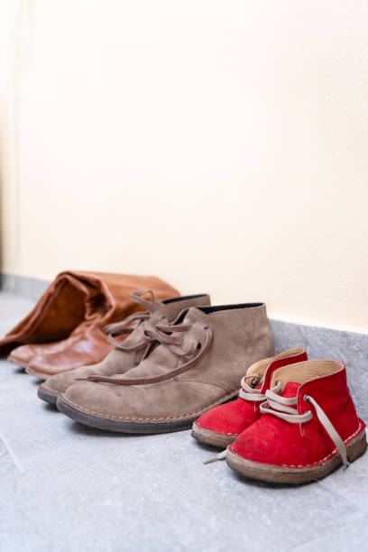 istock Family shoes in a row 1176559251