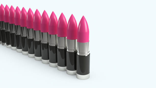 istock pink lipstick  3d rendering for cosmetics concept 1176562465