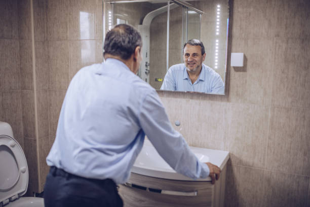 istock Business man in the toilet 1176573398