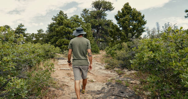 istock Explorer man hiking near Canyonlands, Moab 1176574611