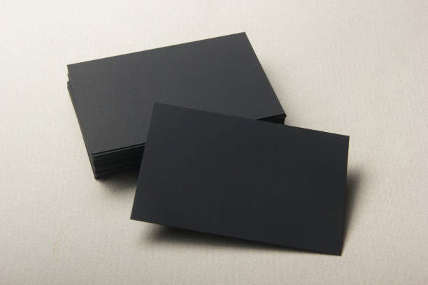 istock Business cards blank. Mockup on color background. Flat Lay. copy space for text 1176575081