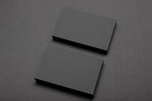 istock Business cards blank. Mockup on color background. Flat Lay. copy space for text 1176575279