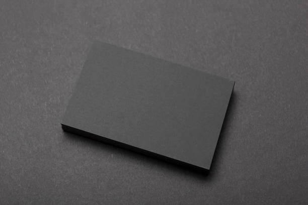 istock Business cards blank. Mockup on color background. Flat Lay. copy space for text 1176577134