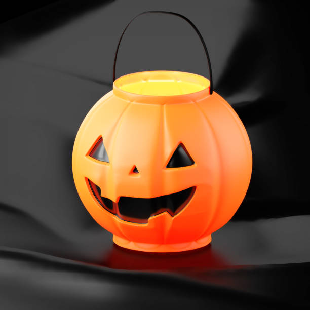 istock Plastic Halloween Pumpkin Bucket or Pail 1176577918