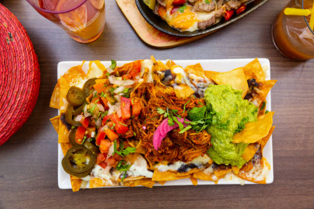 istock Traditional Mexican dish Nachos 1176578806