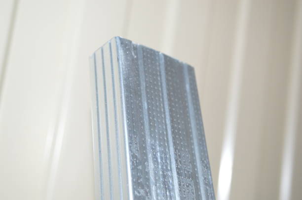 istock Mounting units for the metal profile for drywall 1176585861