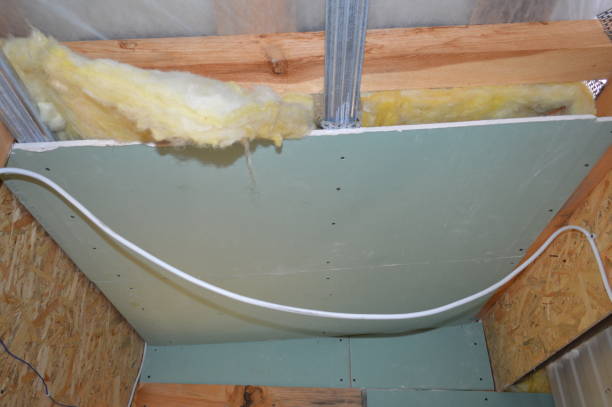 istock Insulation of walls and ceiling with mineral wool 1176587909