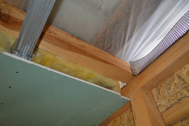 istock Insulation of walls and ceiling with mineral wool 1176587997