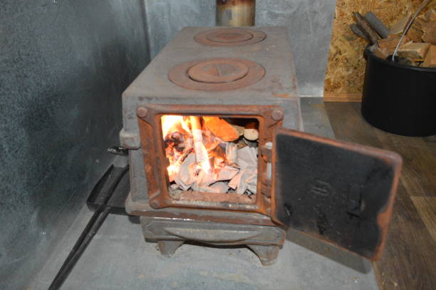 istock Chimney for a wood-fired solid fuel stove 1176589572