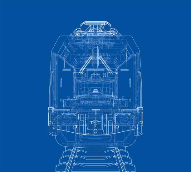 Wireframe Train 310+ Rail Wireframe Stock Photos, Pictures & Royalty-Free Images - iStock