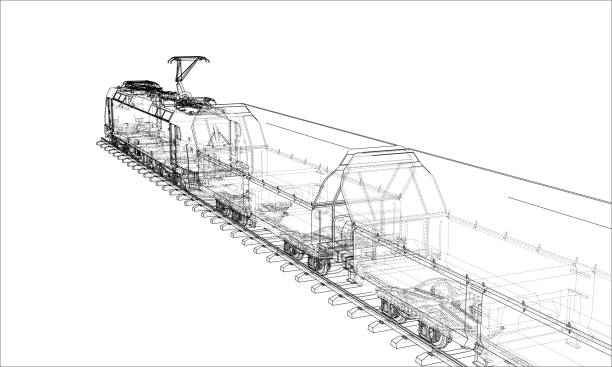 Wireframe Train 200+ Rail Wireframe Illustrations, Royalty-Free Vector Graphics & Clip ...