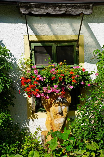istock Backyard garden at Oberammergau. Bavaria, Germany. 1176598622
