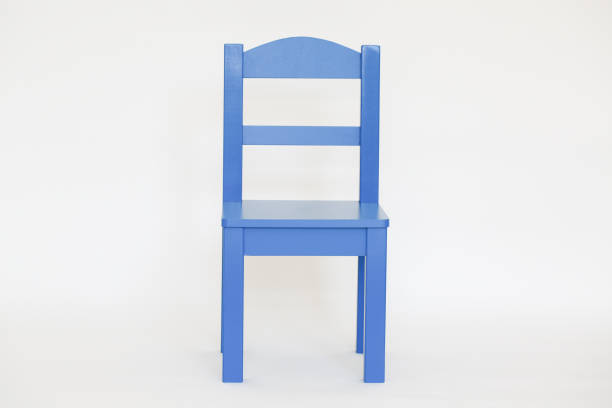 Colorful chair in a white background - Image