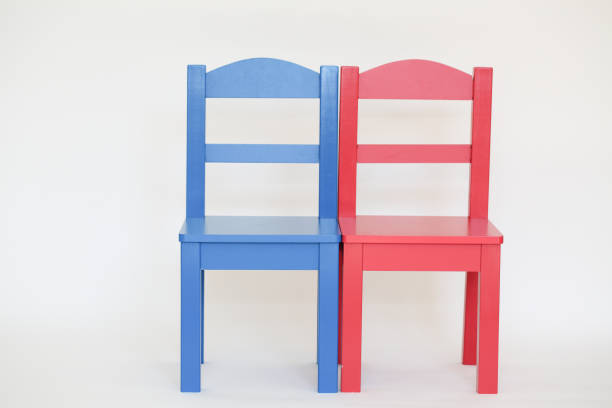 istock Colorful chair in a white background 1176602595