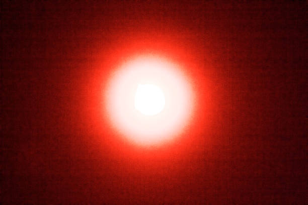 istock Abstract Vibrant Red Background with white circle in middle 1176603912