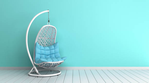 istock hanging chair in the room 3d render image 1176604132