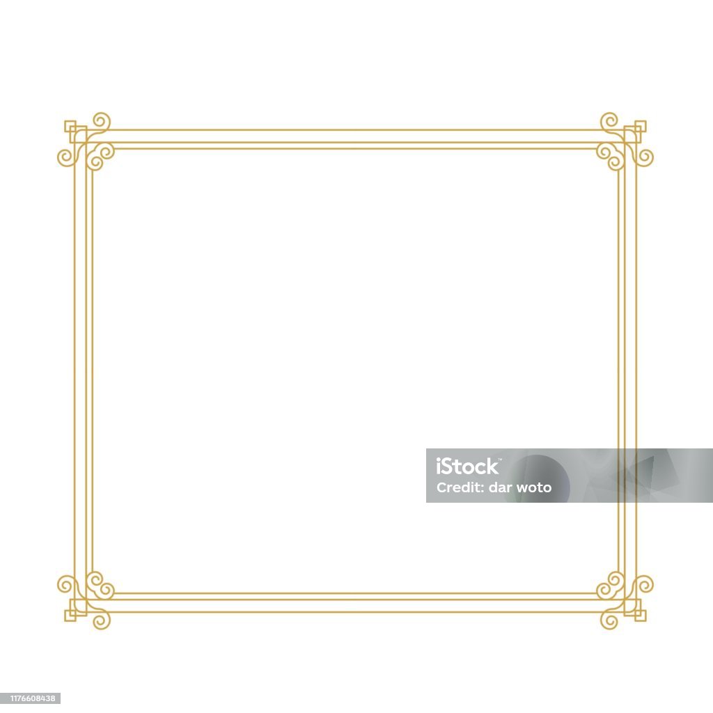 Border Design For Graphics Border Vector Illustration Design Stock Illustration - Download Image ...
