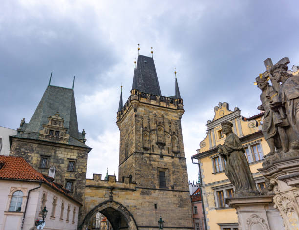 istock Charles Bridge (Karluv Most) and Old Town Tower, Prague, Czech Republic. 1176609762