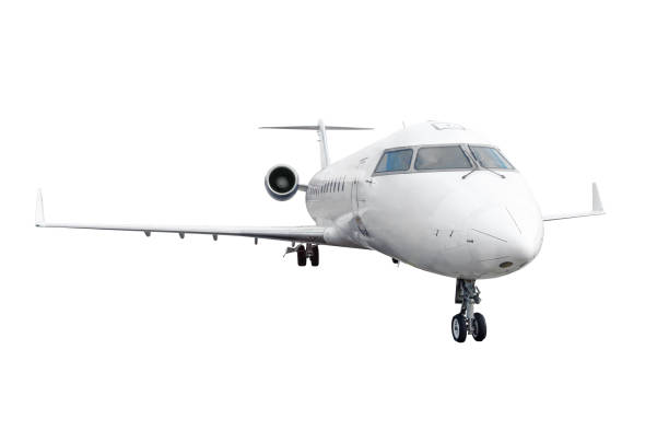 istock Commercial small aircraft isolated on white background. 1176611166