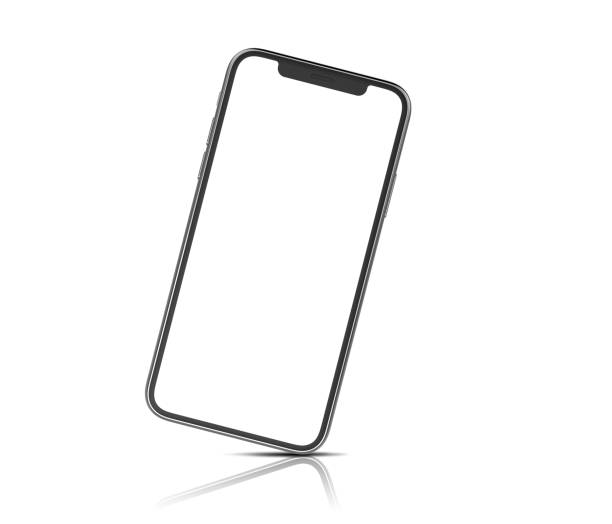 istock Mockup of a modern smartphone on a white backlground 1176611368