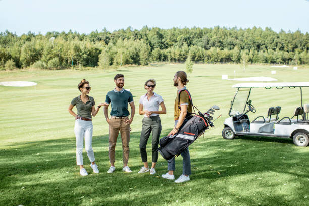 istock Friends on the golf course 1176615454