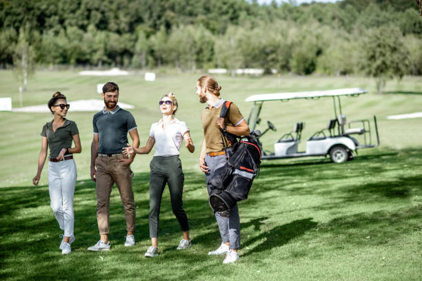 istock Friends on the golf course 1176615481