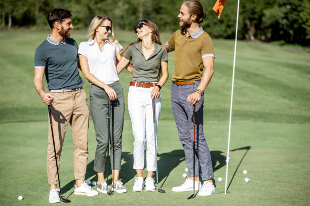 istock Friends on the golf course 1176615916