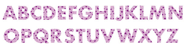 istock Capital letters of the English alphabet. 1176617137