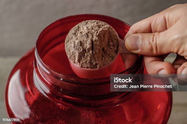 Whey Protein Powder Stock Photo - Download Image Now - Protein, Protein  Drink, Ground - Culinary - iStock