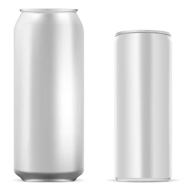 istock Aluminum tin. Energy drink can mockup. Juice, soda 1176617850
