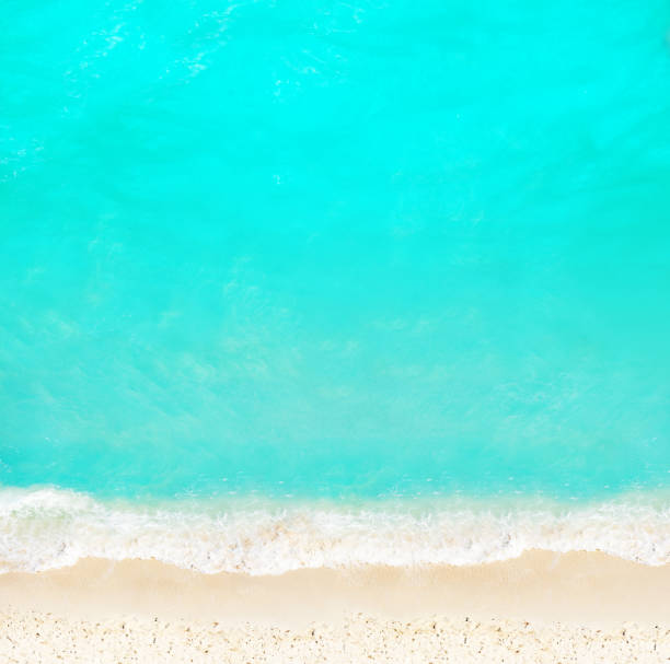 istock Sea beach from above clean image with copy space 1176619530