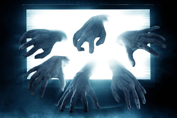 istock Bloody zombie hands, halooween theme 1176619733