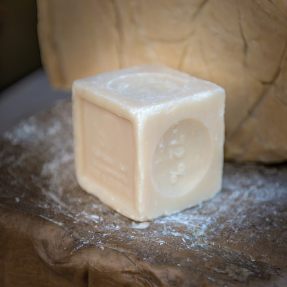 Traditional French soap block