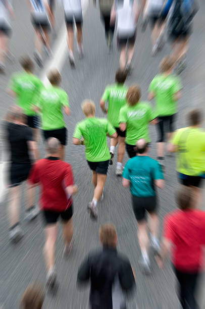 istock Lots of runners participate in a marathon run 117662289