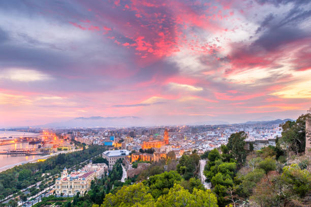 istock Malaga, Spain old town skyline 1176627447