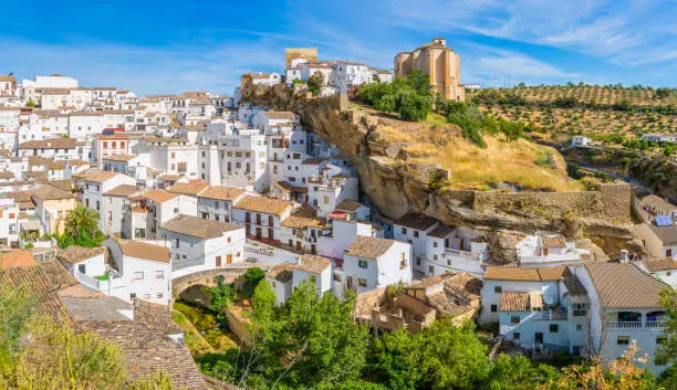 Photo of The beautiful village of Setenil de las Bodegas, Provice of Cadiz, Andalusia, Spain.