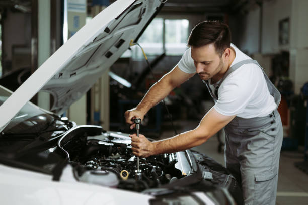 istock Auto mechanic repairing an engine 1176630334