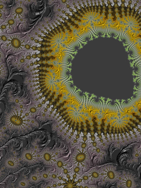 istock High resolution multicolored fractal background, which patterns remind those of a cell seen under a microscope. 1176630408