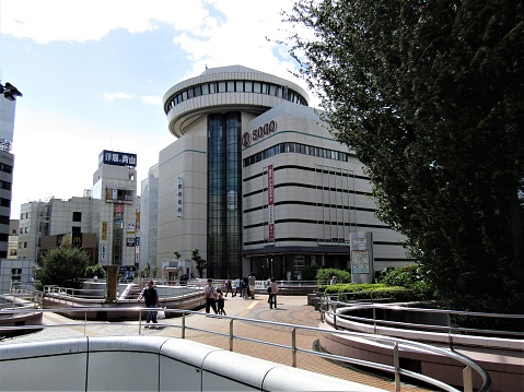 Omiya, Saitama, Japan : 23 September 2019.  Ōmiya is the most active commercial and business centre in both Saitama City and Saitama Prefecture