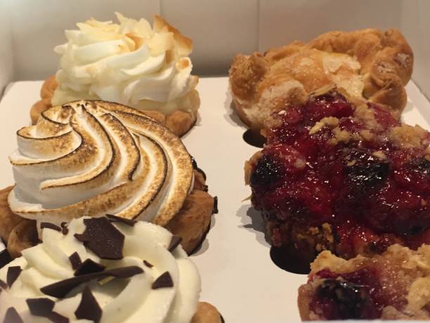 istock Gourmet cupcakes in white box 1176635435
