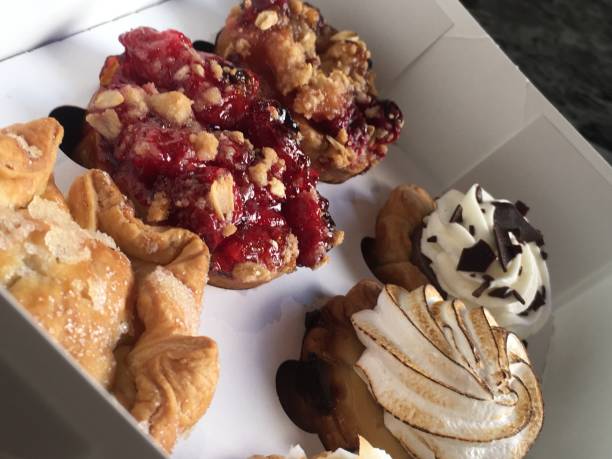 istock Desserts and cupcakes close up on toppings 1176635507
